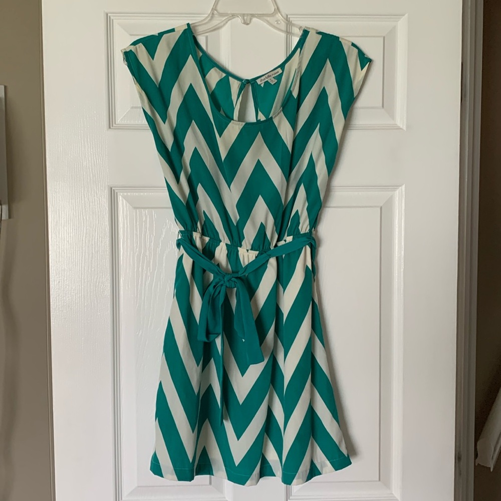 Striped green sundress